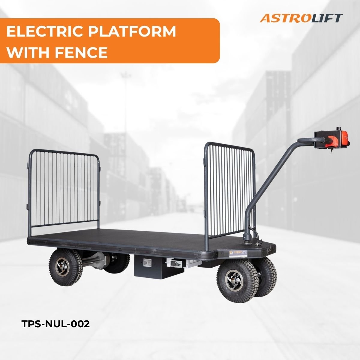 Buy Electric Platform with Fence in Tugs and Mobile Plafforms available at Astrolift NZ